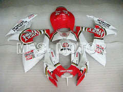 Suzuki GSXR600 GSXR750 2006-2007 Injection ABS Fairing - Lucky Strike - White Red - MFS2347