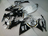 Suzuki GSXR600 GSXR750 2006-2007 Injection ABS verkleidung - Lucky Strike - Schwarz Weiß - MFS2349