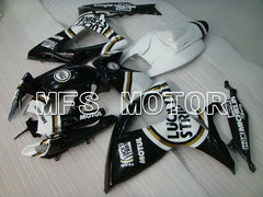 Suzuki GSXR600 GSXR750 2006-2007 Injection ABS verkleidung - Lucky Strike - Schwarz Weiß - MFS2349