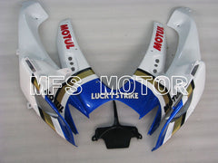 Suzuki GSXR600 GSXR750 2006-2007 Injection ABS verkleidung - Lucky Strike - Schwarz Weiß - MFS2351
