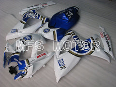 Suzuki GSXR600 GSXR750 2006-2007 Injection ABS verkleidung - Lucky Strike - Schwarz Weiß - MFS2351