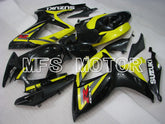 Suzuki GSXR600 GSXR750 2006-2007 Injection ABS verkleidung - Factory Style - Schwarz Gelb - MFS2353