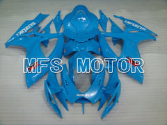 Carénage ABS injecté Suzuki GSXR600 GSXR750 2006-2007 - Style usine - Bleu - MFS2357