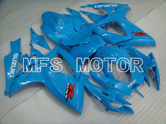 Carénage ABS injecté Suzuki GSXR600 GSXR750 2006-2007 - Style usine - Bleu - MFS2357