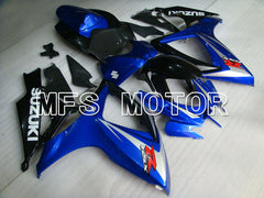 Carénage ABS injecté Suzuki GSXR600 GSXR750 2006-2007 - Style usine - Bleu Noir - MFS2359