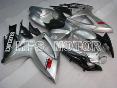 Carénage ABS injecté Suzuki GSXR600 GSXR750 2006-2007 - Style usine - Argent - MFS2363
