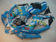 Suzuki GSXR600 GSXR750 2006-2007 Injection ABS verkleidung - Rizla+ - Blau - MFS2367