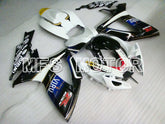 Carénage ABS injecté Suzuki GSXR600 GSXR750 2006-2007 - VIRU - Noir Blanc - MFS2370