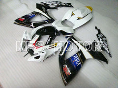 Carénage ABS injecté Suzuki GSXR600 GSXR750 2006-2007 - VIRU - Noir Blanc - MFS2370