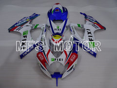 Suzuki GSXR600 GSXR750 2006-2007 Injection ABS Fairing - FIXI - Blue White - MFS2375
