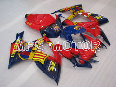 Suzuki GSXR600 GSXR750 2006-2007 Injection ABS Fairing - FCB - Blue Red - MFS2376