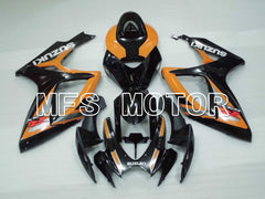 Suzuki GSXR600 GSXR750 2006-2007 Injection ABS Fairing - Factory Style - Black Orange - MFS2379