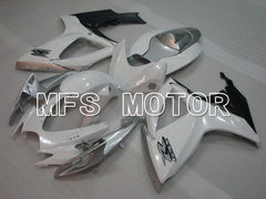 Suzuki GSXR600 GSXR750 2006-2007 Injection ABS Fairing - Factory Style - White - MFS2380