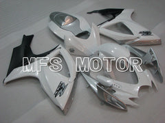 Suzuki GSXR600 GSXR750 2006-2007 Injection ABS Fairing - Factory Style - White - MFS2380