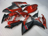 Suzuki GSXR600 GSXR750 2006-2007 Injection ABS verkleidung - Factory Style - Schwarz Rotweinfarbe - MFS2383