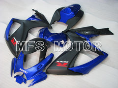 Suzuki GSXR600 GSXR750 2006-2007 Injection ABS verkleidung - Factory Style - Blau Schwarz - MFS2385