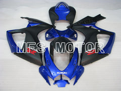 Suzuki GSXR600 GSXR750 2006-2007 Injection ABS verkleidung - Factory Style - Blau Schwarz - MFS2385