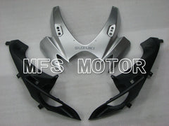 Suzuki GSXR600 GSXR750 2006-2007 Injection ABS verkleidung - Factory Style - Schwarz Silber - MFS2386