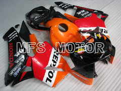 Carénage ABS injecté Honda CBR600RR 2005-2006 - Repsol - Orange Rouge Noir - MFS2388