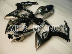 Suzuki GSXR600 GSXR750 2006-2007 Injection ABS verkleidung - Factory Style - Schwarz Grau - MFS2389