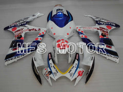 Suzuki GSXR600 GSXR750 2006-2007 Injection ABS Fairing - MOTUL - Blue White - MFS2391