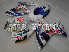 Suzuki GSXR600 GSXR750 2006-2007 Injection ABS Fairing - MOTUL - Blue White - MFS2391