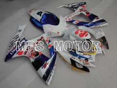 Suzuki GSXR600 GSXR750 2006-2007 Injection ABS Fairing - MOTUL - Blue White - MFS2391