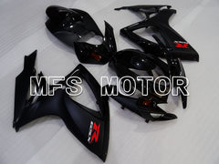 Carénage ABS injecté Suzuki GSXR600 GSXR750 2006-2007 - Style usine - Noir - MFS2394