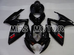 Carénage ABS injecté Suzuki GSXR600 GSXR750 2006-2007 - Style usine - Noir - MFS2394