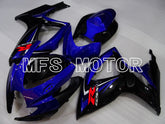 Carénage ABS injecté Suzuki GSXR600 GSXR750 2006-2007 - Factory - Bleu Noir - MFS2395