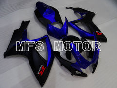 Carénage ABS injecté Suzuki GSXR600 GSXR750 2006-2007 - Style usine - Bleu Noir - MFS2396