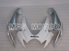 Suzuki GSXR600 GSXR750 2006-2007 Injection ABS verkleidung - Factory Style - Weiß Silber - MFS2398