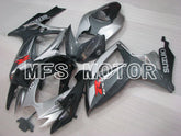 Carénage ABS injecté Suzuki GSXR600 GSXR750 2006-2007 - Style usine - Gris - MFS2400