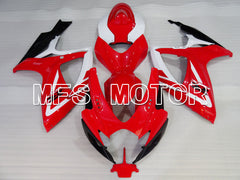 Suzuki GSXR600 GSXR750 2006-2007 Injection ABS Fairing - Factory - Red White - MFS2406