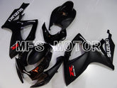 Suzuki GSXR600 GSXR750 2006-2007 Injection ABS verkleidung - Factory Style - Schwarz Matt - MFS2410