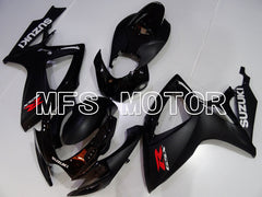Suzuki GSXR600 GSXR750 2006-2007 Injection ABS verkleidung - Factory Style - Schwarz Matt - MFS2410