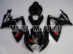 Suzuki GSXR600 GSXR750 2006-2007 Injection ABS verkleidung - Factory Style - Schwarz Matt - MFS2410