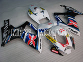 Suzuki GSXR600 GSXR750 2006-2007 Injection ABS verkleidung - BRUX - Schwarz Weiß - MFS2412