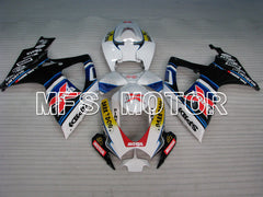 Suzuki GSXR600 GSXR750 2006-2007 Injection ABS verkleidung - BRUX - Schwarz Weiß - MFS2412