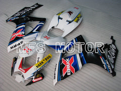 Suzuki GSXR600 GSXR750 2006-2007 Injection ABS verkleidung - BRUX - Schwarz Weiß - MFS2412
