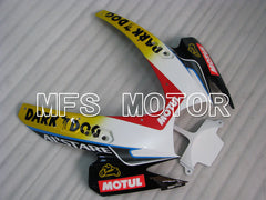 Suzuki GSXR600 GSXR750 2006-2007 Injection ABS verkleidung - BRUX - Schwarz Weiß - MFS2412