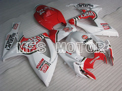 Suzuki GSXR600 GSXR750 2006-2007 Injection ABS Fairing - Lucky Strike - White Red - MFS2414