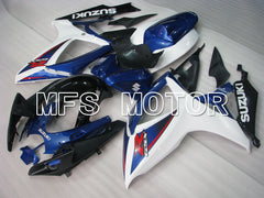 Suzuki GSXR600 GSXR750 2006-2007 Injection ABS Fairing - Factory Style - Blue White - MFS2418