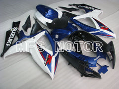 Suzuki GSXR600 GSXR750 2006-2007 Injection ABS Fairing - Factory Style - Blue White - MFS2418