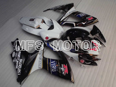 Suzuki GSXR600 GSXR750 2006-2007 Injection ABS verkleidung - VIRU - Schwarz Weiß - MFS2420