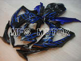 Carénage ABS injecté Suzuki GSXR600 GSXR750 2008-2010 - Flamme - Bleu - MFS2422