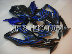 Suzuki GSXR600 GSXR750 2008-2010 Injection ABS verkleidung - Flamme - Blau - MFS2422