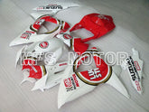 Suzuki GSXR600 GSXR750 2008-2010 Injection ABS verkleidung - Lucky Strike - Rot Weiß - MFS2424
