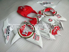 Suzuki GSXR600 GSXR750 2008-2010 Injection ABS Fairing - Lucky Strike - Red White - MFS2424