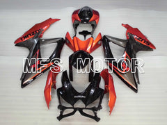Suzuki GSXR600 GSXR750 2008-2010 Injection ABS Fairing - Factory Style - Black Orange - MFS2426